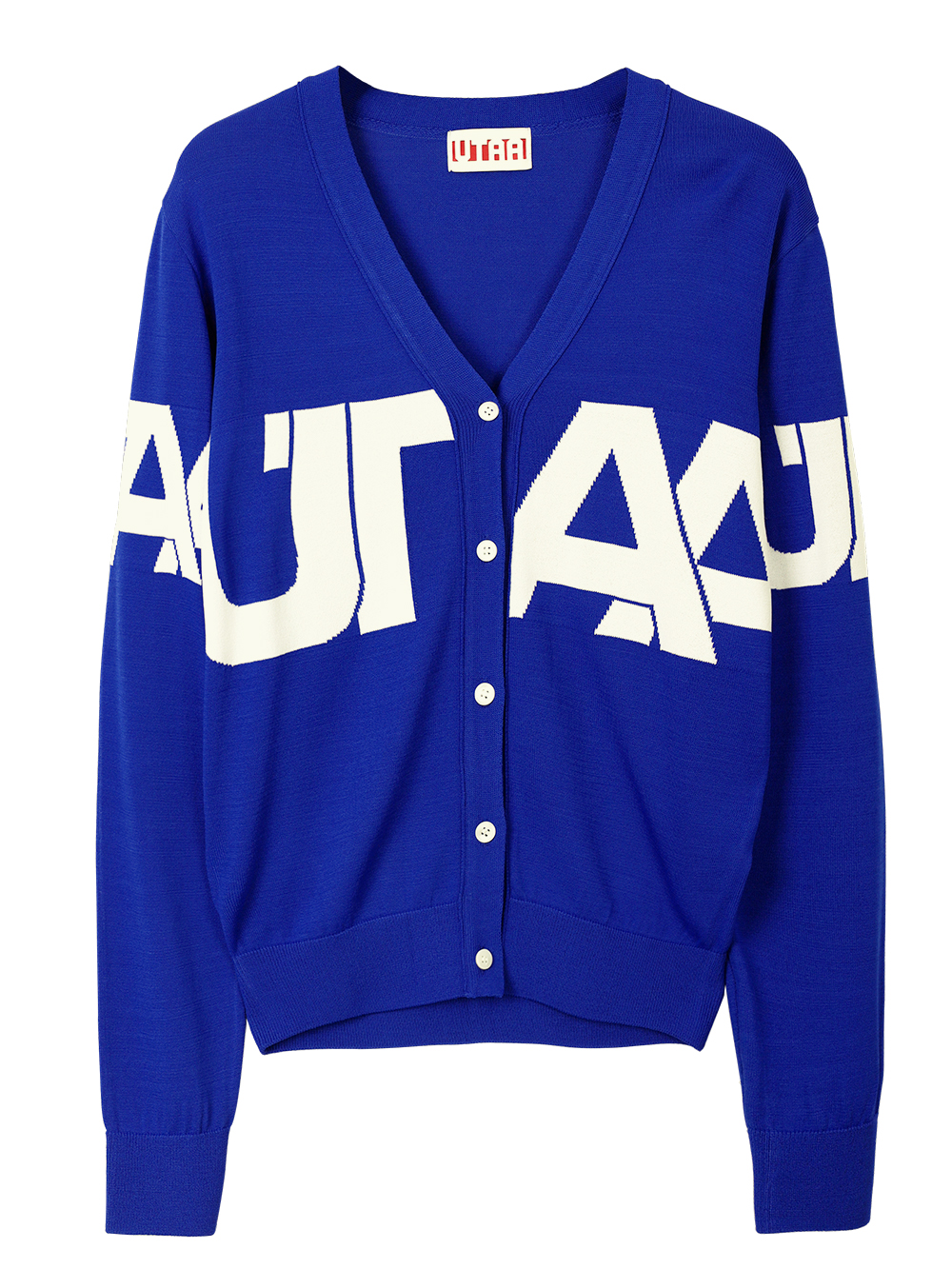 UA3KCF404BL (1) UTAA Midday Academic Cardigan : Blue