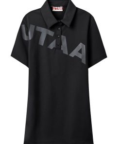 UTAA Bounce Logo Polo Shirts : Women's Black