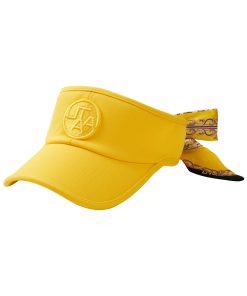 UC0GCF314YE _ UTAA Baroque Ribbon Sun Visor : Yellow