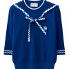 UTAA Pixel Ribbon Wave Pullover : Women's Blue
