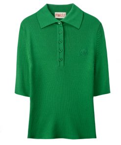 UTAA Ton&Ton Knit PK T-Shirts : Women's Green