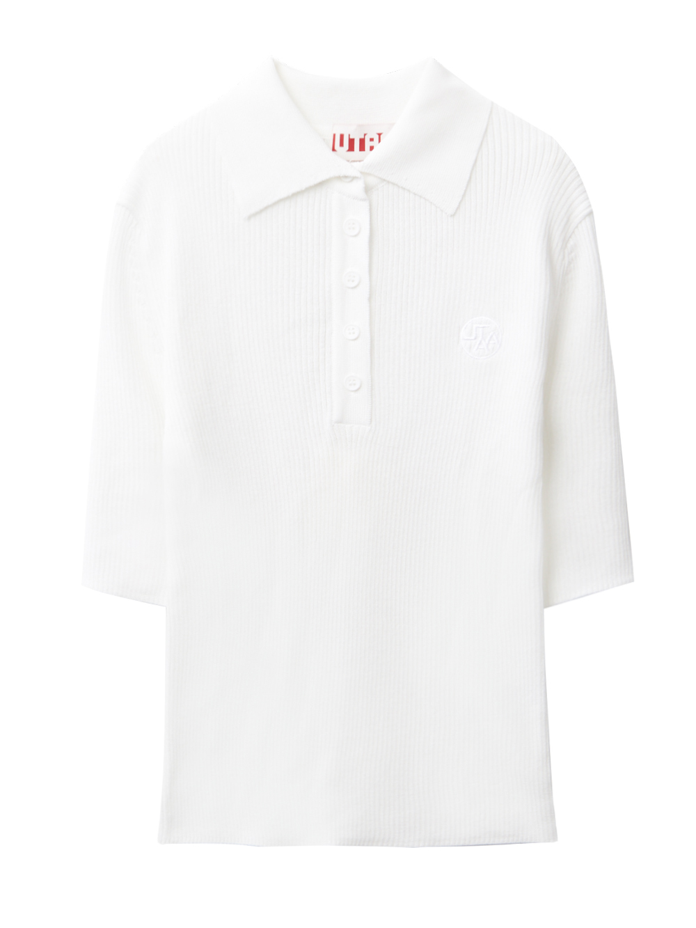 UC2KTF418WH UTAA Ton&Ton Knit PK T-Shirts : Women's White