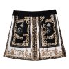 UTAA Baroque Short Skirt : White
