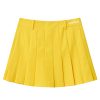 UTAA Basic Solid Flare Skirt : Yellow