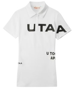 UTAA Brie Big Logo Symbol PK T-Shirts : Women's White