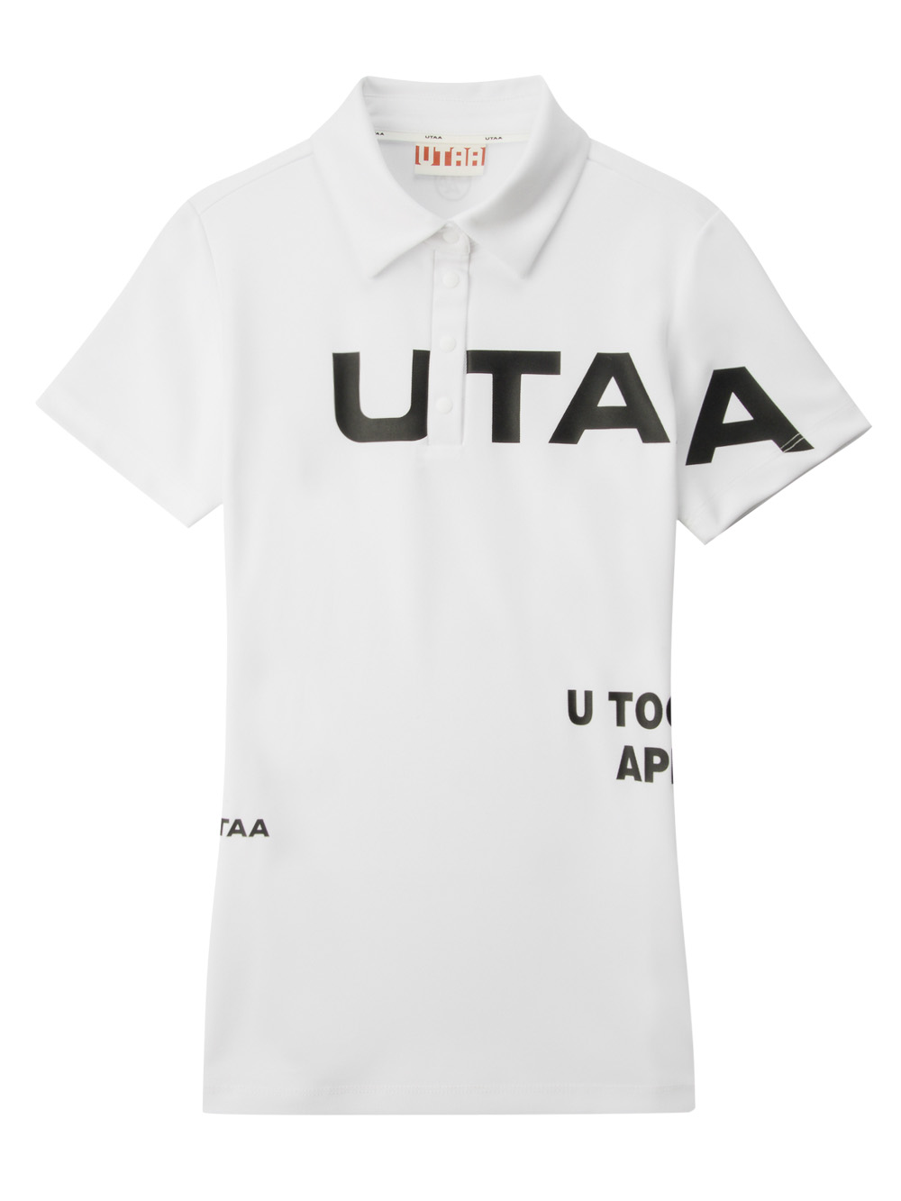 UC2TSF283WH UTAA Brie Big Logo Symbol PK T-Shirts : Women's White