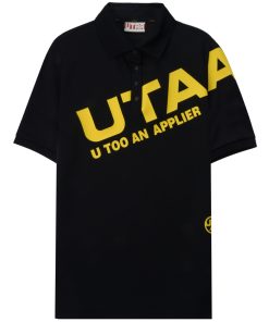 UTAA Logo Bounce PK T-Shirts: Black