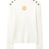 UTAA Gold Scudo Ring Panther Knit Sleeve : Women's White