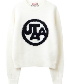 UTAA Neon Color Pop Knit Pullover : Women's White