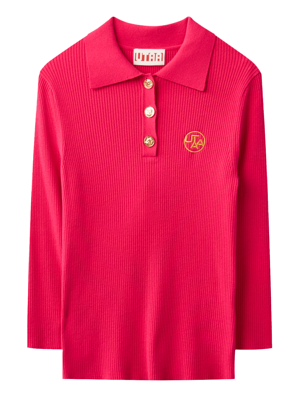 UD2KTF413PK (1) UTAA Gold Symbol PK Sleeve : Women's Pink