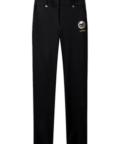 UTAA Marvel Crown Ring Panther Golden Switch Button Pants : Men's Black