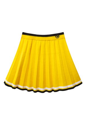 UTAA Amber Double Stripe Knit Flare Skirt