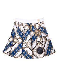 UTAA APEX Chain Baroque Flare Skirt : Blue