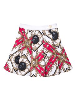 UTAA APEX Chain Baroque Flare Skirt : Pink