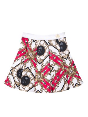 UTAA APEX Chain Baroque Flare Skirt : Pink