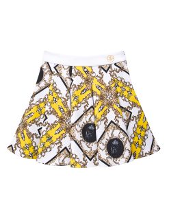 UTAA APEX Chain Baroque Flare Skirt : Yellow