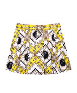 UTAA APEX Chain Baroque Pleats Skirt : Yellow
