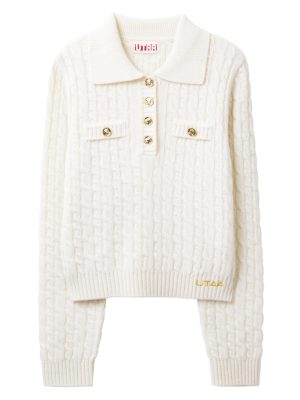 UTAA Ducat Wool Knit Pullover : Women's Ivory